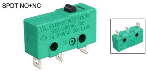 Uxcell Kw Z Limit Switch Spdt No Nc Terminals Momentary Push