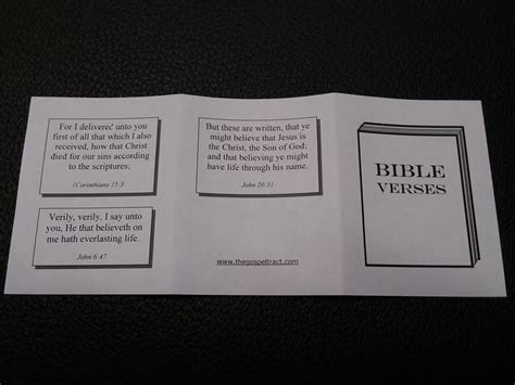 Free, Printable Gospel Tracts in English and Spanish - THE GOSPEL TRACT