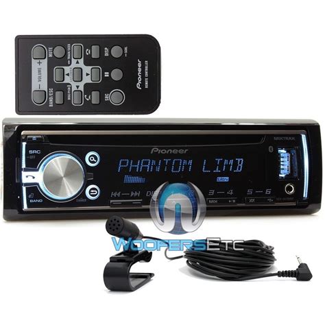 DEH-X6700BT - Pioneer 1-DIN In-Dash CD/MP3/Bluetooth Stereo Receiver