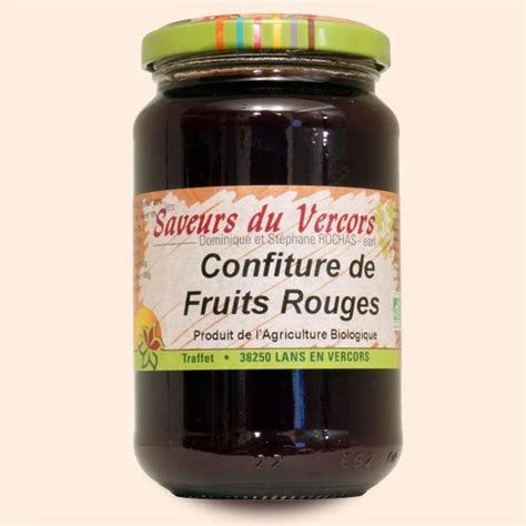 Confiture De Fruits Rouges Saveurs Du Vercors