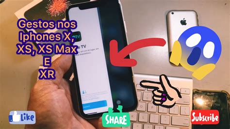 Principais Gestos Para Usar Os Iphones X Xs Xs Max E Xr Apple