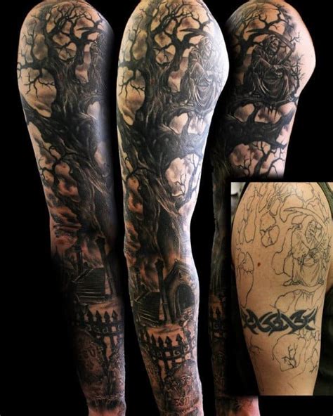 Tree Sleeve Tattoo