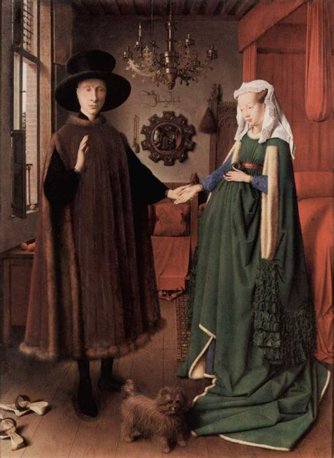 Jan Van Eyck The Arnolfini Double Portrait Renaissance Art