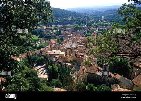 Cotignac village in Provence Stock Photo - Alamy