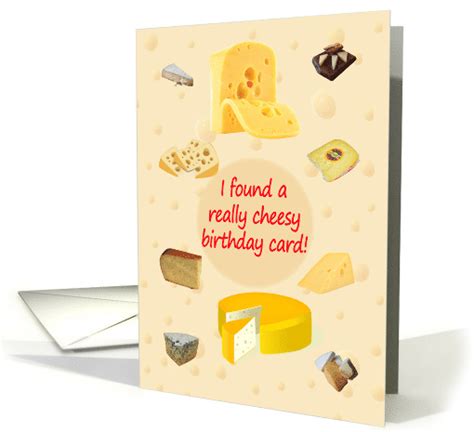 cheesy birthday card