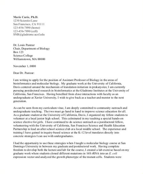 Cover Letter Example For Phd Position Maybe You Would Like To Learn