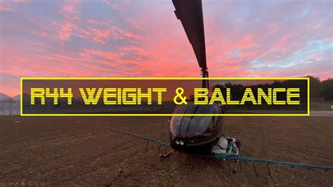 How To Do A R44 Weight And Balance Calculation Groundschool YouTube