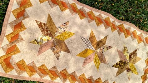 Caminho De Mesa Estrela De Oito Pontas E Borda Patchwork Quilt YouTube