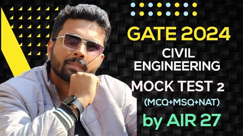 Gate Mock Test Civil Engineering Aniruddhasir Gate