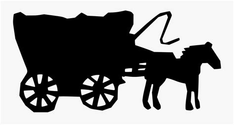 Stagecoach Silhouette At Getdrawings , Free Transparent Clipart ...