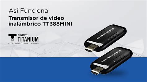 Así Funciona Transmisor de video inalámbrico TT388MINI YouTube