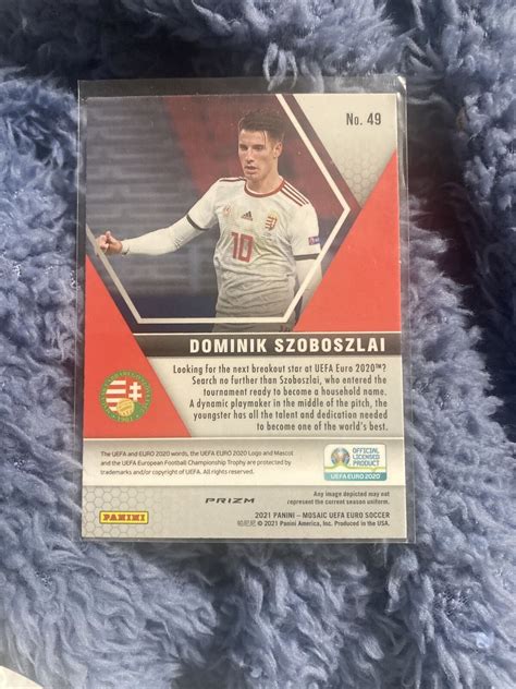 Panini Mosaic Uefa Euro Mosaic Reactive Gold Dominik