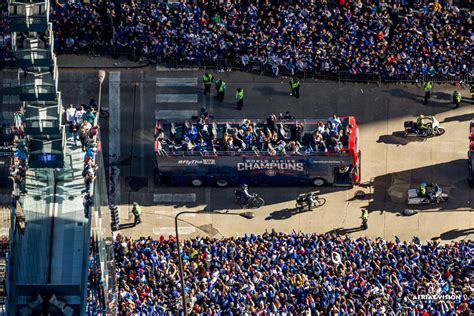 Chicago Cubs Parade 2016 - Aerial Vision Chicago Productions