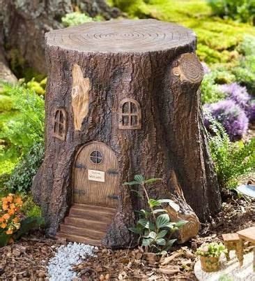 Tree Stump Deer Feeder - Decor Ideas