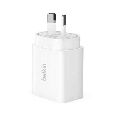 20w Usb C Wall Charger With Power Delivery Belkin Us Belkin Au