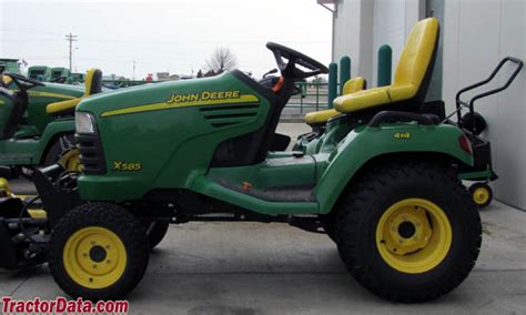 TractorData.com John Deere X585 tractor photos information