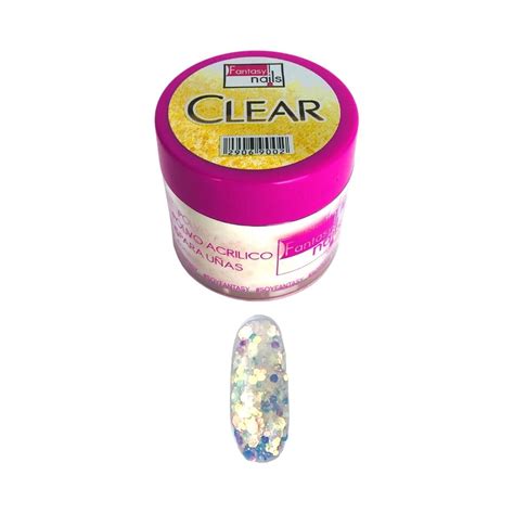 Acrílico Clear Gold 1 Oz Fantasy Nails Alejandra Nail Shop