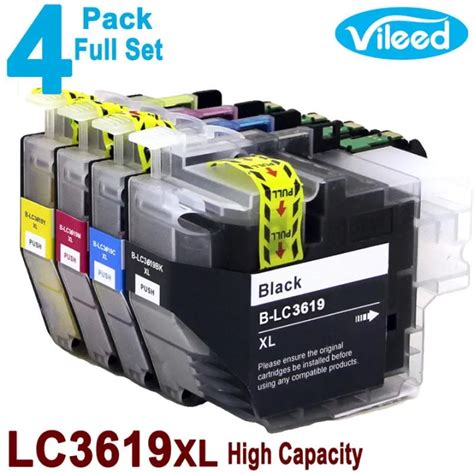 Pack Lc Xl Bk C M Y Full Set Print Ink Cartridge For Brother Mfc