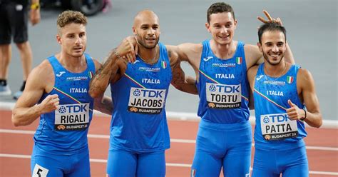 Italia D Argento Nella Staffetta X Ai Mondiali Di Atletica Il