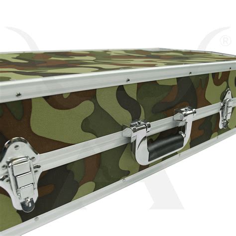 DELUXE HARD CAMO BOW CASE FOR COMPOUND BOW FULLY PADDED LOCKABLE ...