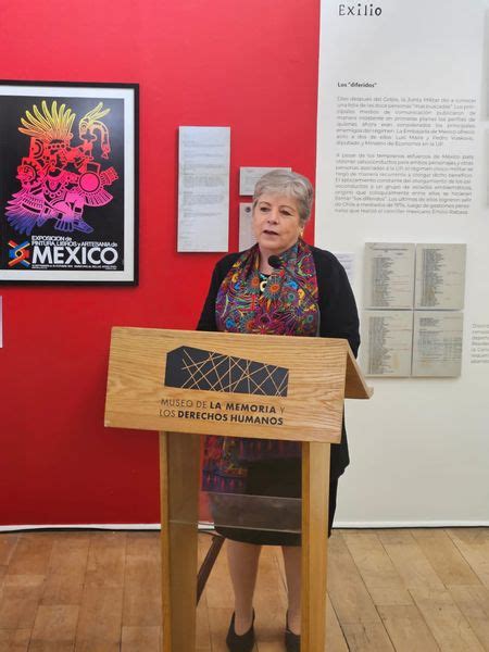 In CHILE Foreign Secretary Alicia Bárcena inaugurated an exhibition on