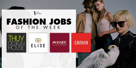 Fashion Jobs of the Week Việc làm thời trang tại Thủy Design House