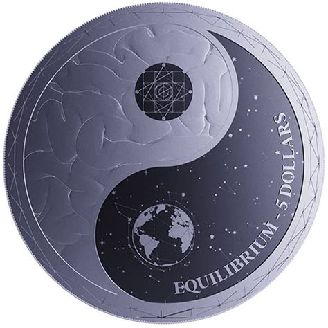 Oz Tokelau Equilibrium Silver Coin Silver