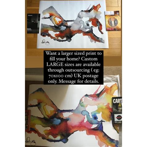 Female Nude Print Watercolor Nude Watercolour Art Erotic Art Watercolour Print Abstract Nude