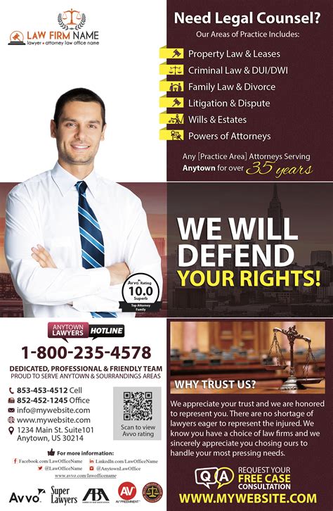 Free Legal Flyer Templates Nisma Info