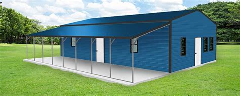 Metal Garages with Living Quarters - Residential Metal Building