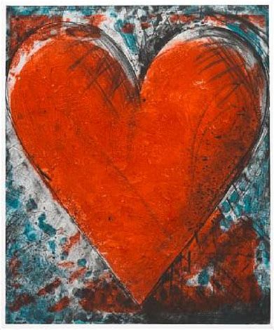 Red Stamp Par Jim Dine Sur Artnet