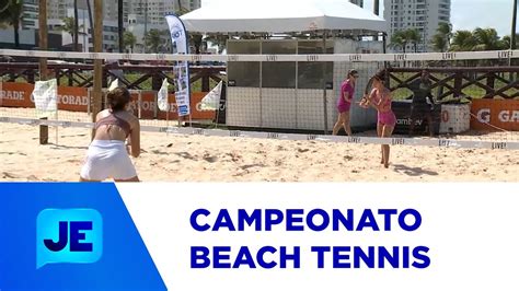 Circuito Mundial De Beach Tennis Que Acontece Em Sergipe Est Recebendo