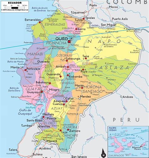 Mappa Dell Ecuador Da Stampare Scarica Gratis