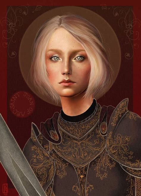 St Joan Of Arc Print X Fine Art Print By Kakingillustration Art