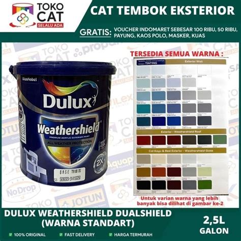 Jual Cat Tembok Dulux Weathershield Tinting Bisa Request Warna