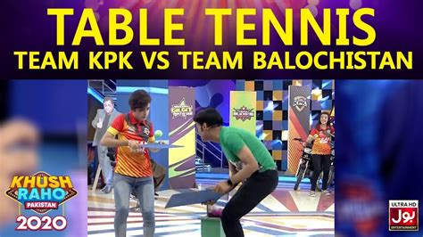 Table Tennis Khush Raho Pakistan Faysal Quraishi Show Team