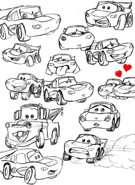 Cars Doodles by killerbankotsu - Fanart Central