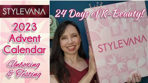 Stylevana Advent Calendar Unboxing And Testing Code Inf Boxes