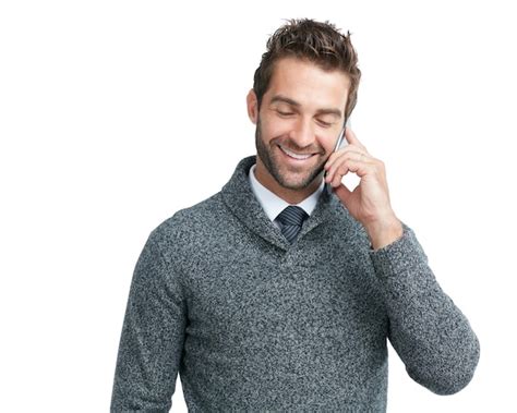 Comunicaci N De Llamadas Telef Nicas O Hombre De Negocios Feliz Por La