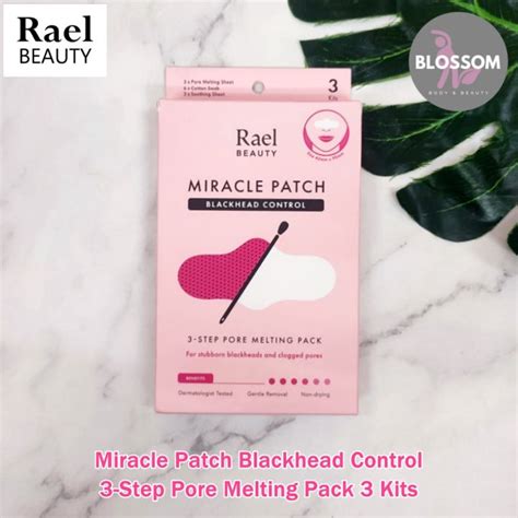 Rael Miracle Patch Blackhead Control 3 Step Pore Melting Pack 3 Kits