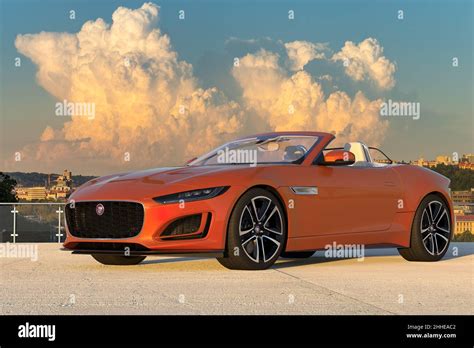 Jaguar F Type Convertible R Dynamic Stock Photo Alamy