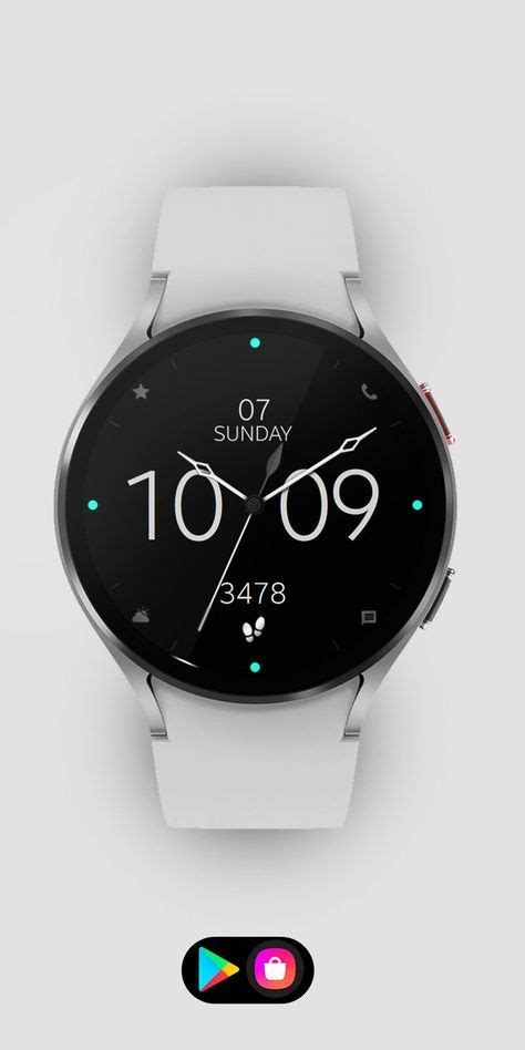 Sleek And Stylish Minimal Black Watch Face For Wear Os And Tizen