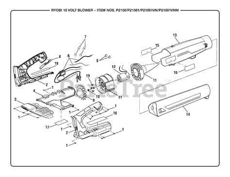 Ryobi Blower Parts Diagram