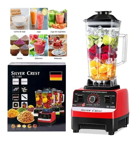 Licuadora Professional Blender Limpieza Automática 4500w 2l Meses sin