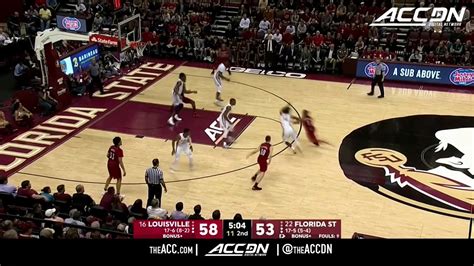 Louisville Vs Florida State Basketball Highlights 2018 19 Video