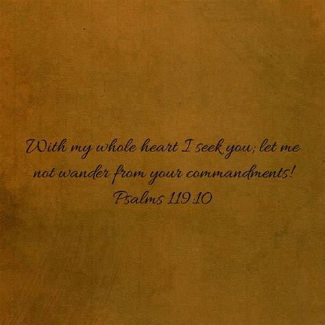 Psalm 119 Psalms Whole Heart Command Bible Let It Be Rock Biblia