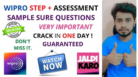 Wipro Step Assessment Sample Questions Wipro Step Plus 2022 Questions