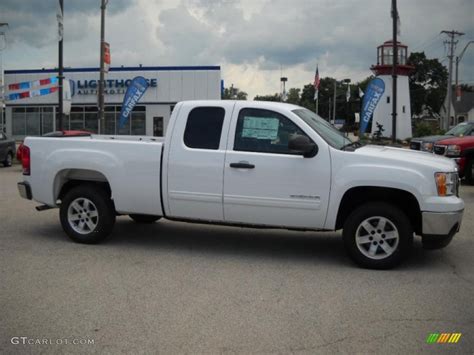 2010 Summit White Gmc Sierra 1500 Sle Extended Cab 32604787 Photo 11