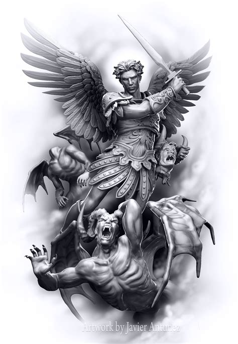 archangel michael drawing 4