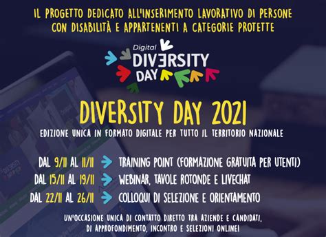 Diversity Day Dal Al Novembre L Edizione Unica In Formato